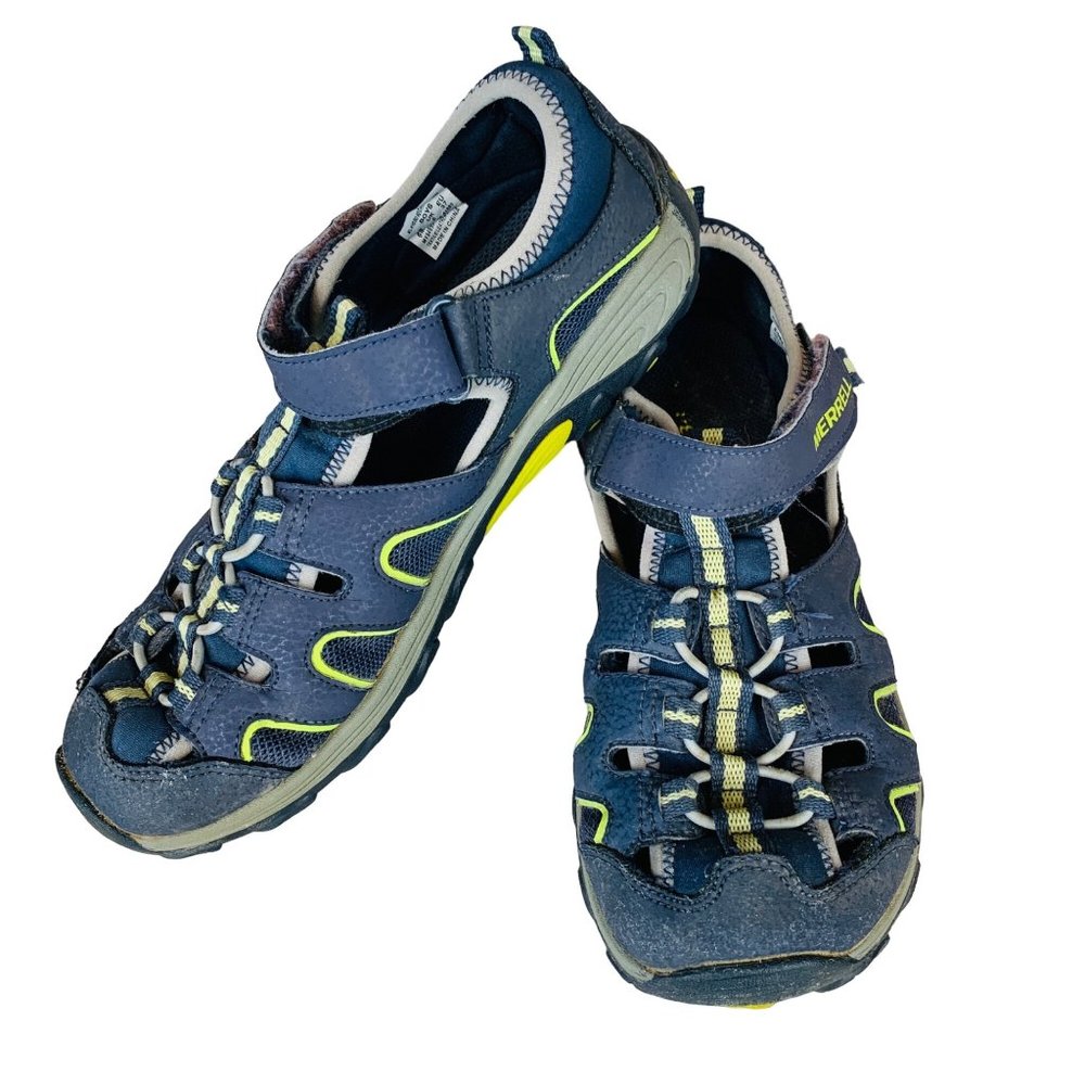 Merrell Blue H2 Hydro Hiker Sandals Boys Size 6